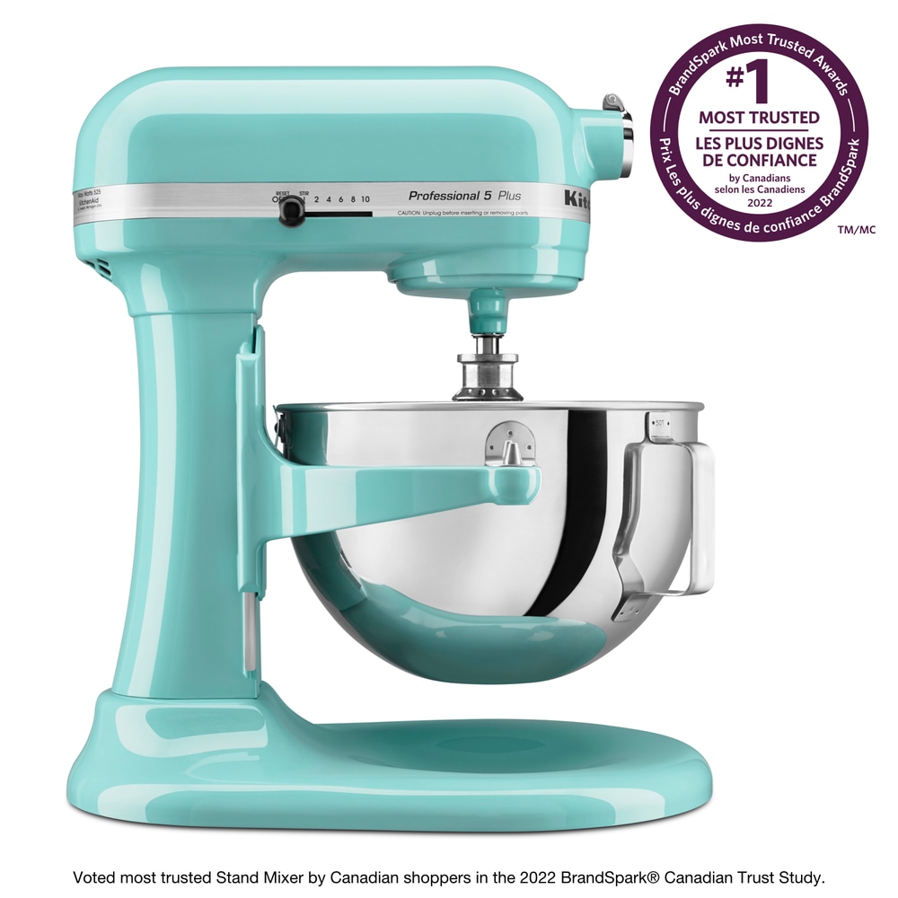 kitchen aid mixer aqua