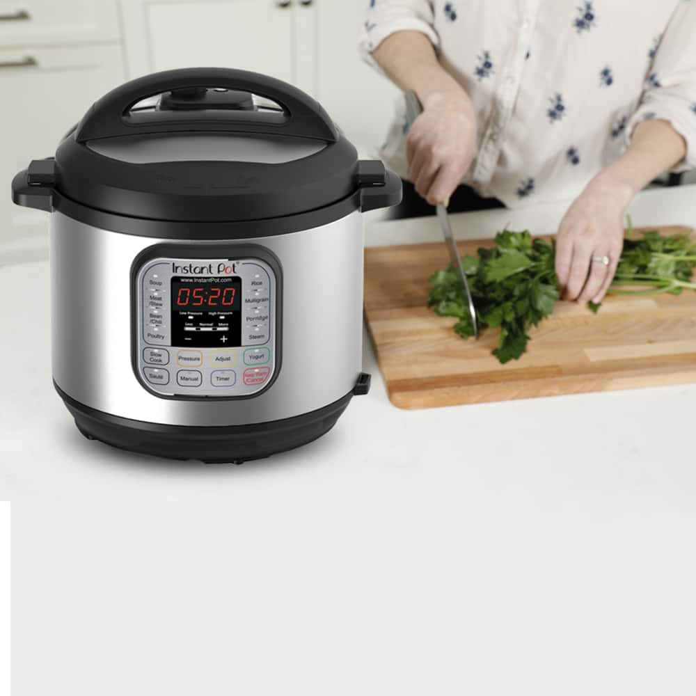 Instant Pot® Duo 7-in-1 Pressure Cooker/Slow Cooker, Stainless Steel ...