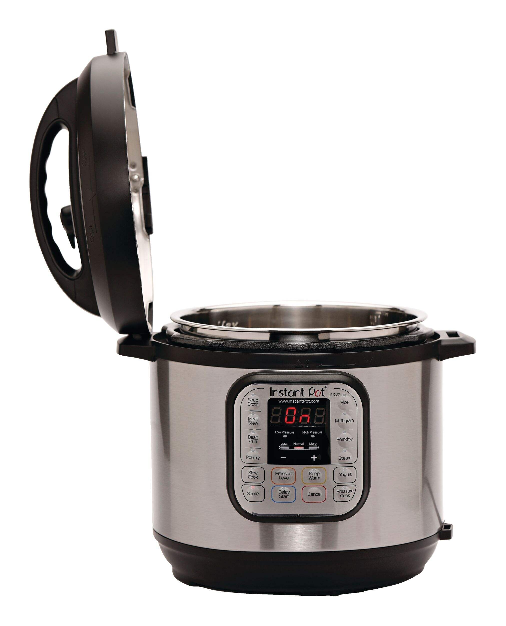 Instant Pot® Duo 7-in-1 Pressure Cooker/Slow Cooker, Stainless Steel, 6qt Front_Elevated