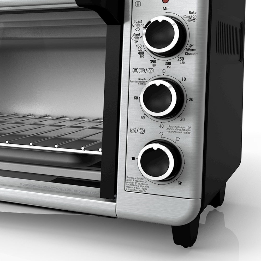 Black & Decker Extra Wide Convection Toaster Oven w/ 4 Functions