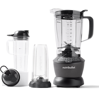 NutriBullet® Combo Blender w/ Travel Jars, BPA-Free, Black, 1.89L Front_Flat