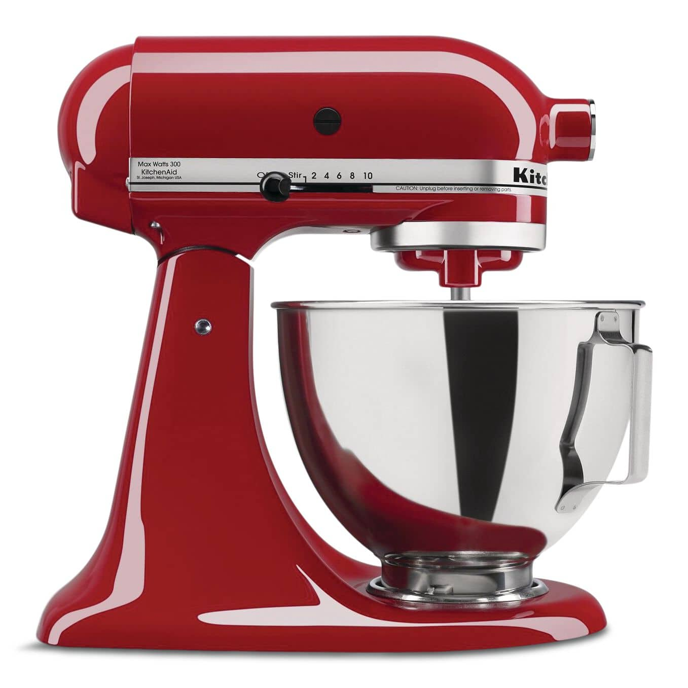 KitchenAid® 4.5 Quart Tilt-Head Stand Mixer with 10 Speeds, Empire Red