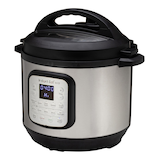 Autocuiseur/friteuse à air&nbsp;11-en-1 Instant PotMD Duo Crisp, acier inoxydable, 8 pintes Front_Three_Fourths_Angled_Left