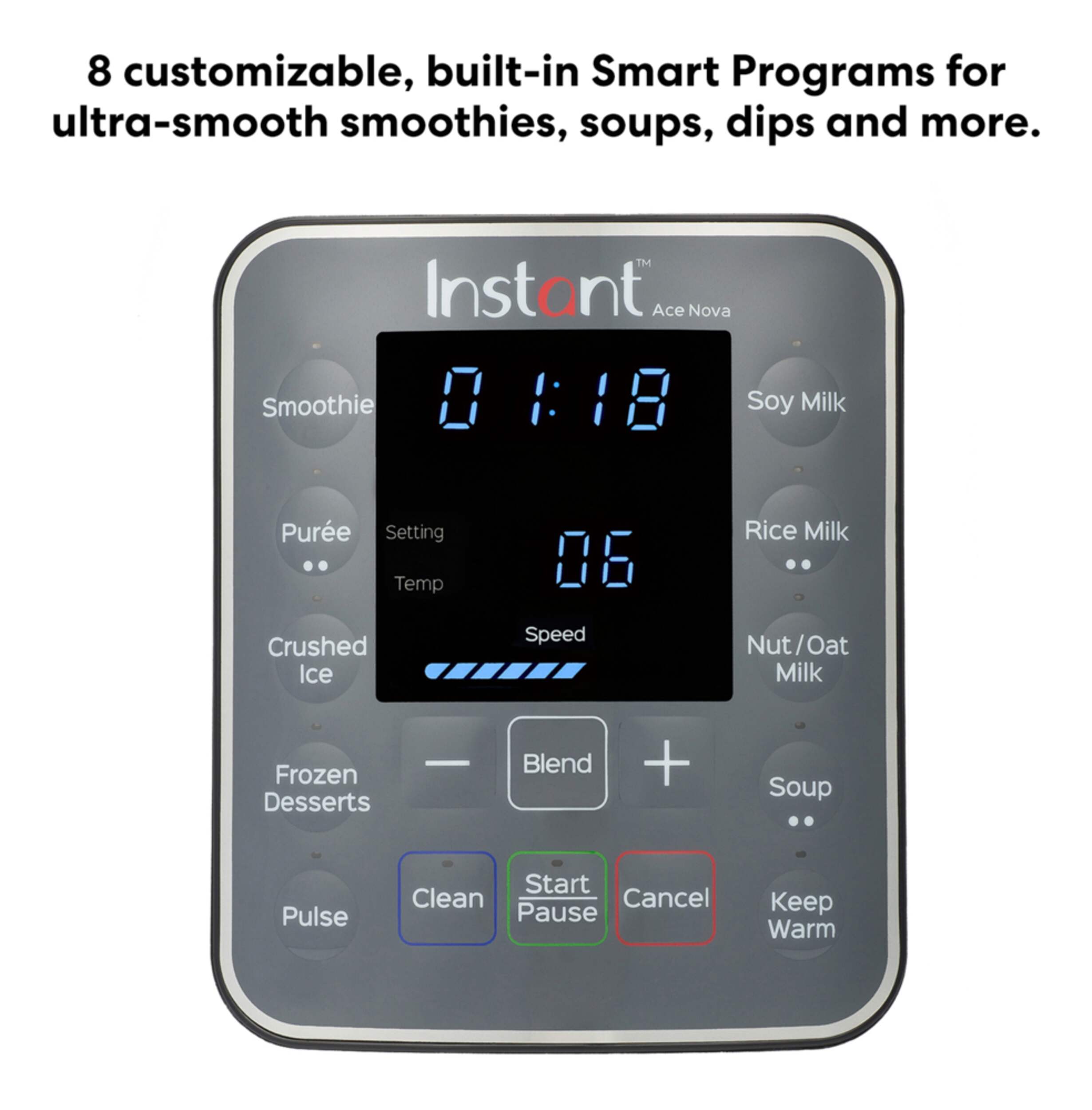 Instant Pot® Instant™ Ace™ Nova MultiUse Cooking & Beverage Blender