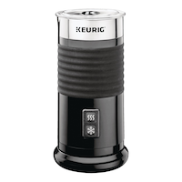 Keurig® Standalone Milk Frother For Hot or Cold Lattes & Cappuccinos, Black Front_Elevated