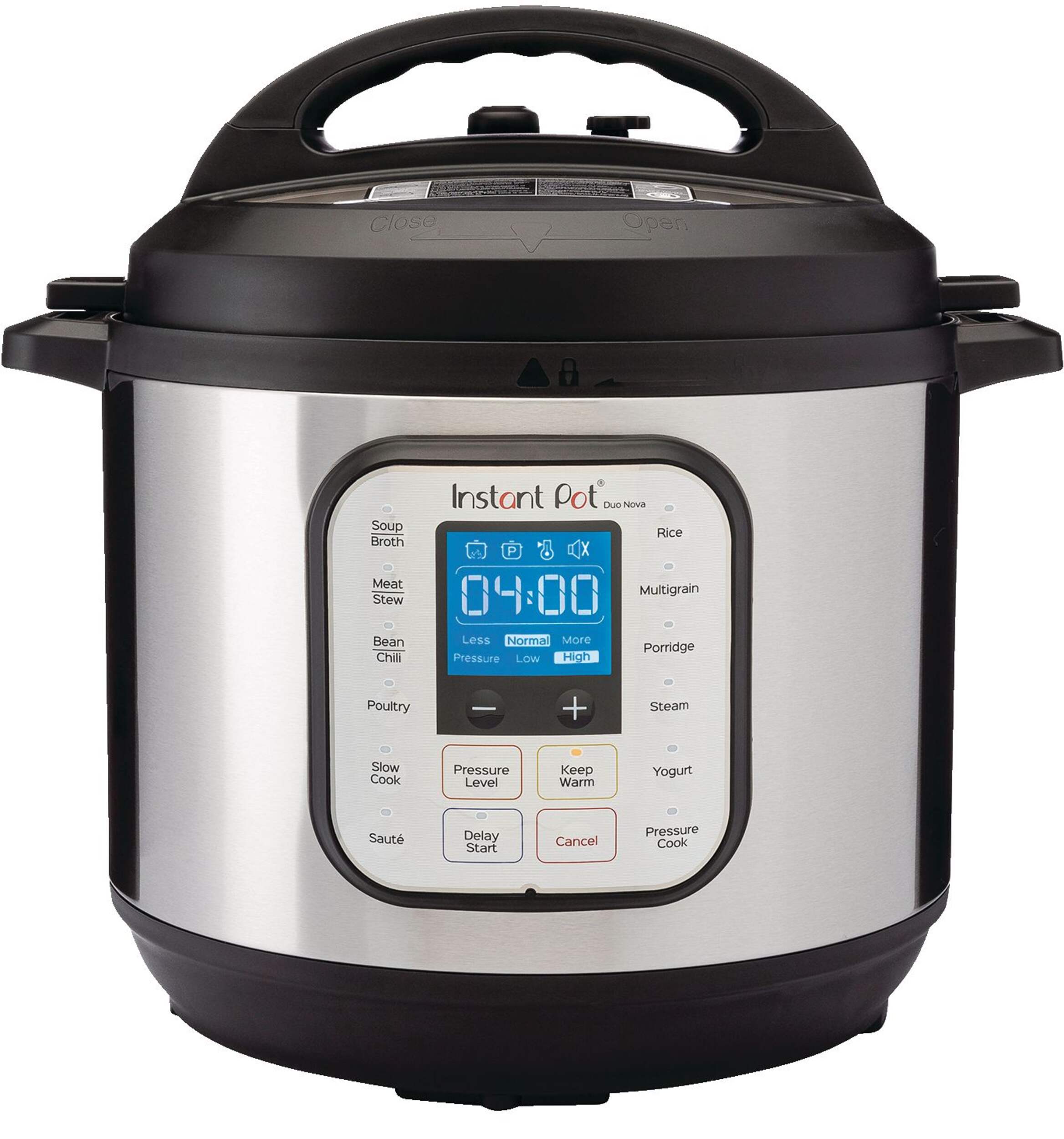 Instant Pot® Dua Nova 8-in-1 Multi-Cooker, Stainless Steel, 8qt Front_Flat