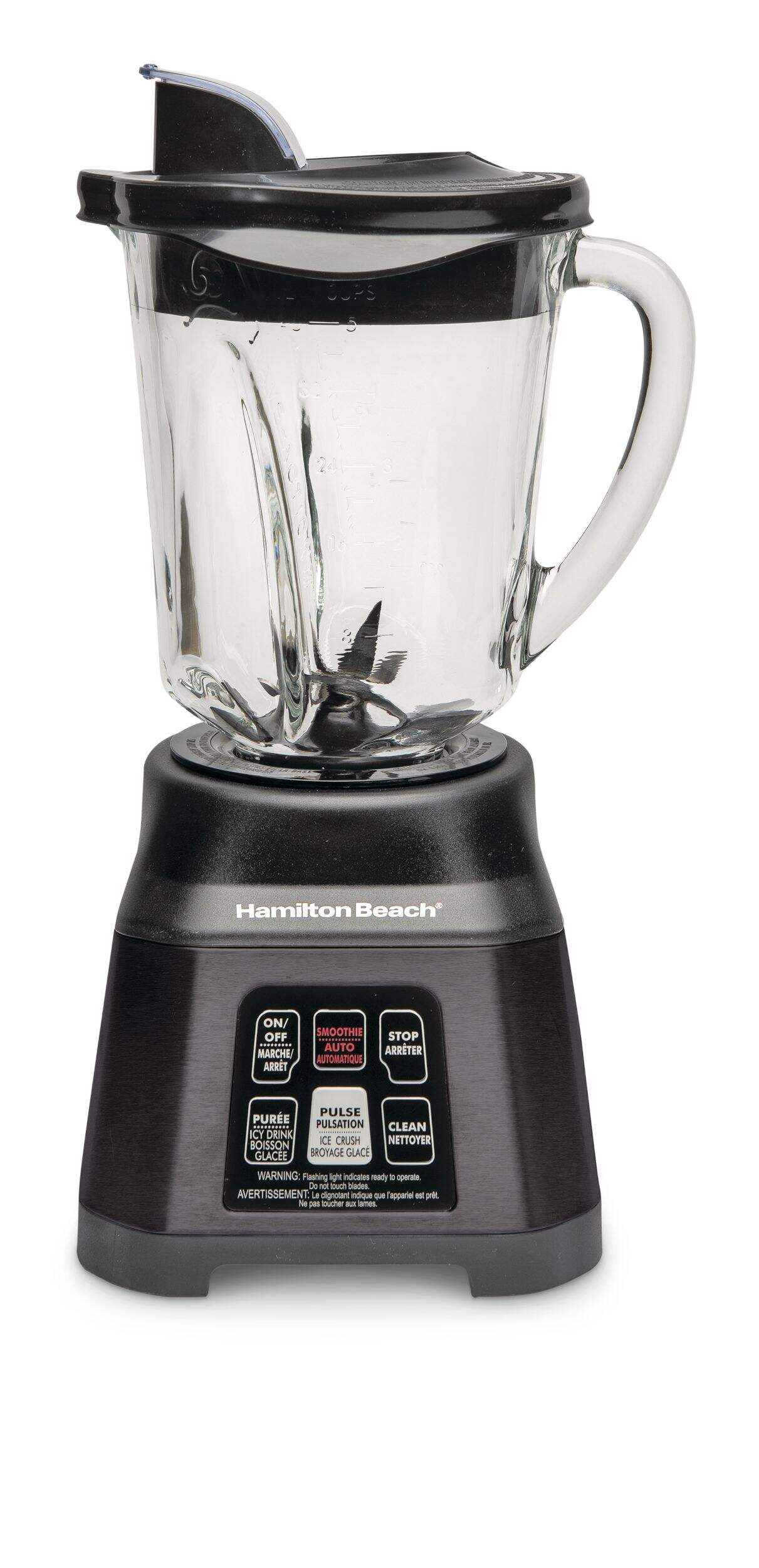 Hamilton Beach Smart Elite 4 Functions Blender, Black Front_Flat