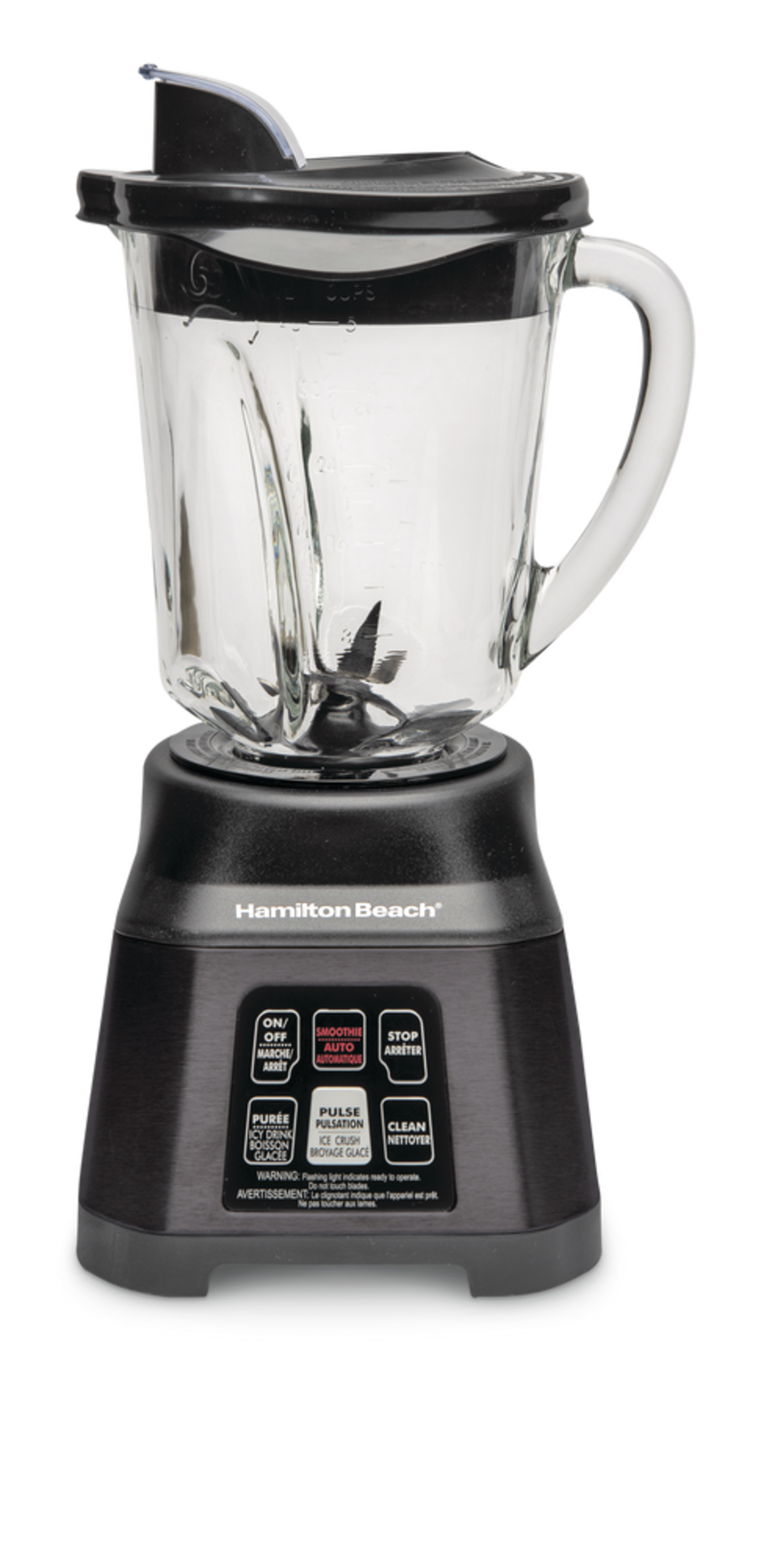 Hamilton Beach Smart Elite 4 Functions Blender, Black Front_Flat