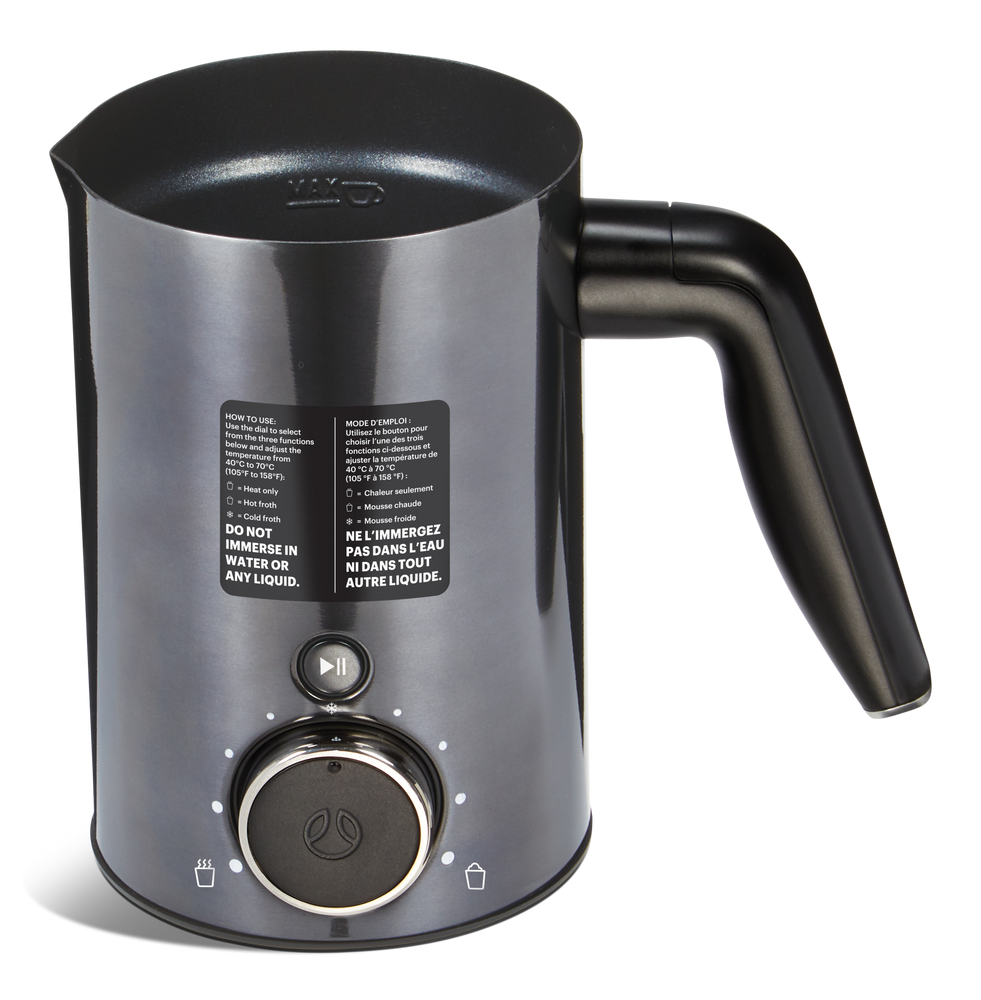 PADERNO Variable Temperature Electric Milk Frother, NonStick Interior