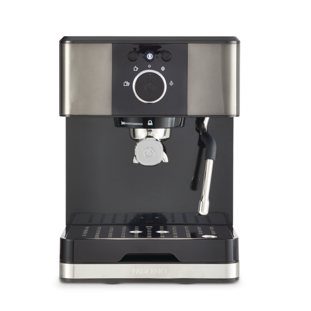 PADERNO Espresso Maker, 20 Bar Pump, Black Stainless Steel Canadian Tire