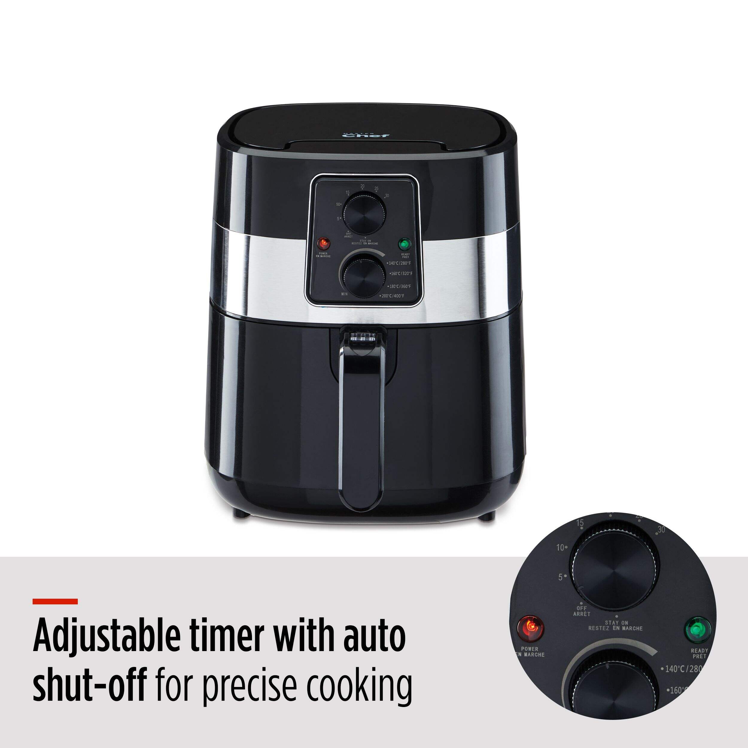 MASTER Chef Air Fryer, Black, 3L Canadian Tire