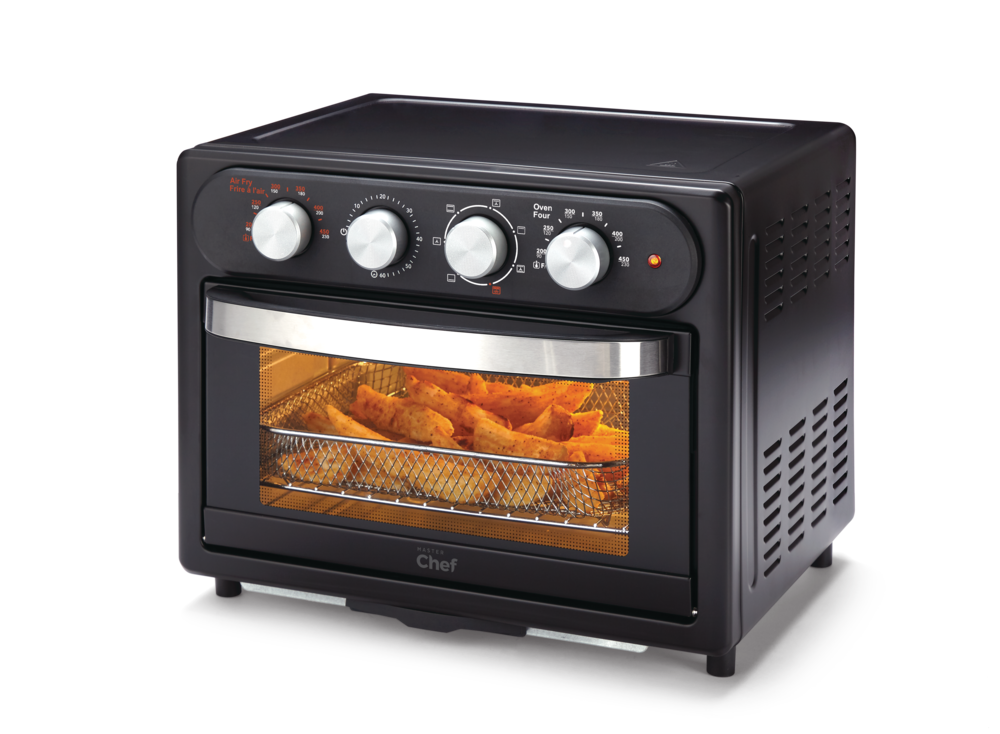 MASTER Chef AirFryer Toaster Oven w/ 5 Functions, Black Canadian Tire