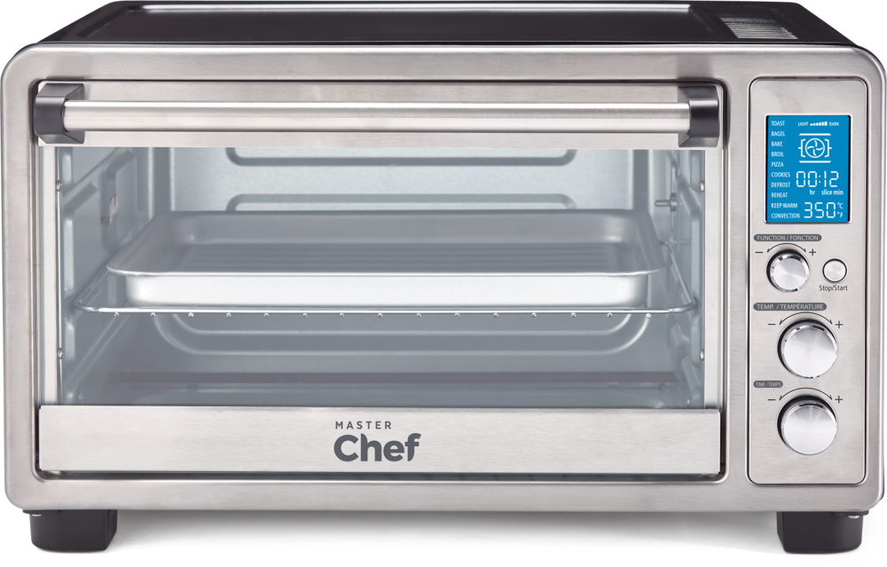 MASTER Chef Digital Convection Toaster Oven w/ 10 Functions, Stainless Steel, 6-Slices | Canadian Tire