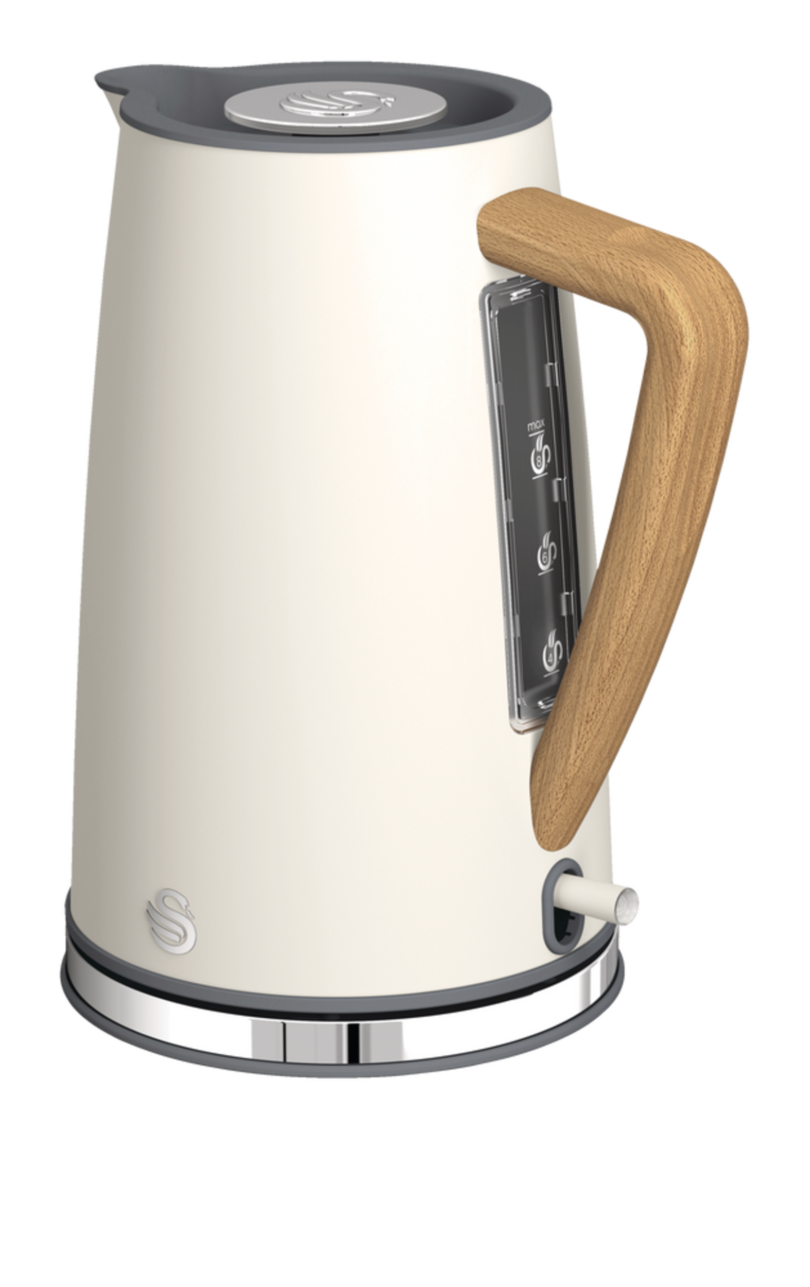 Swan Nordic Cordless Electric Kettle w/ Auto Shut Off, Stainless Steel