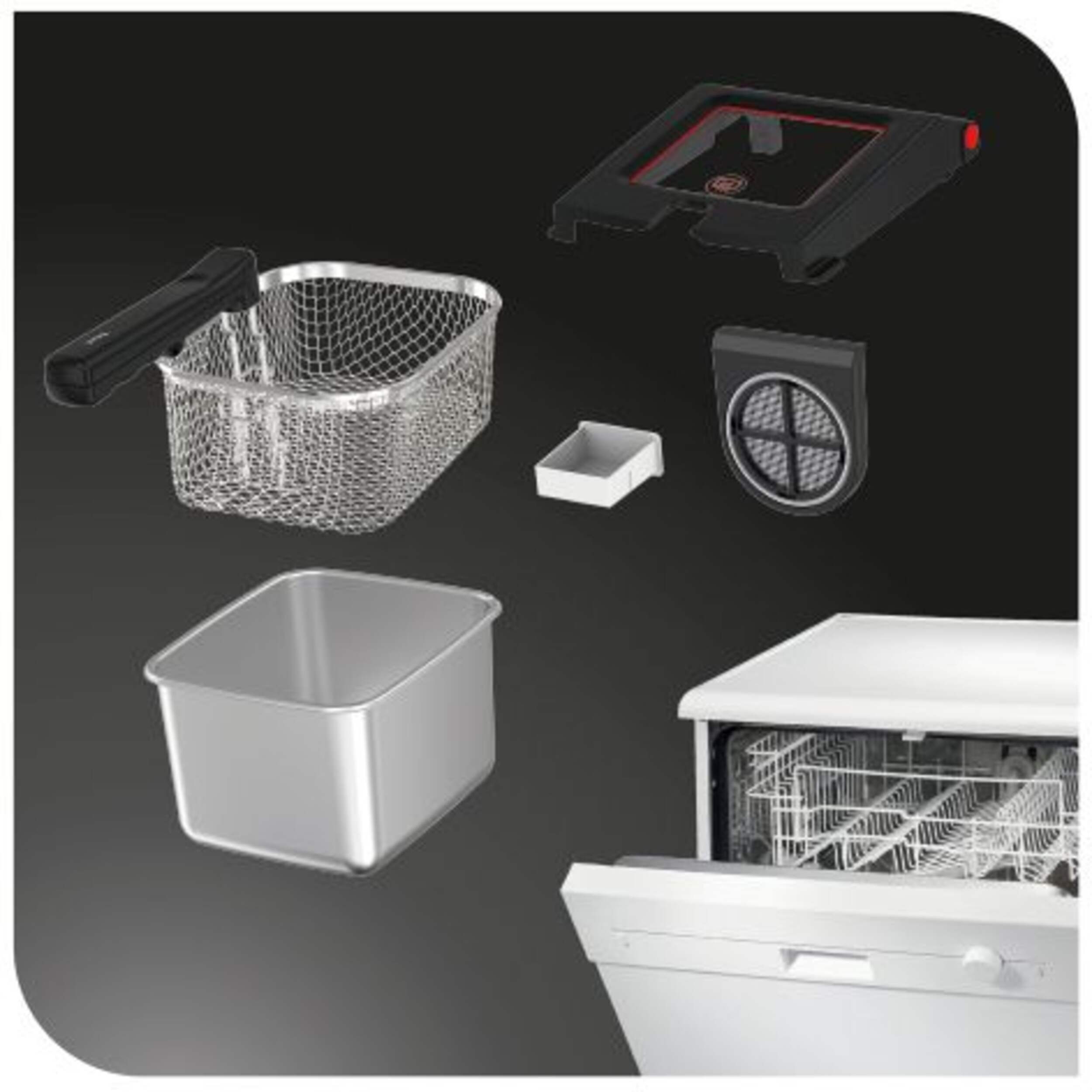 Tfal Odorless Deep Fryer, Stainless Steel, 3.5L Canadian Tire