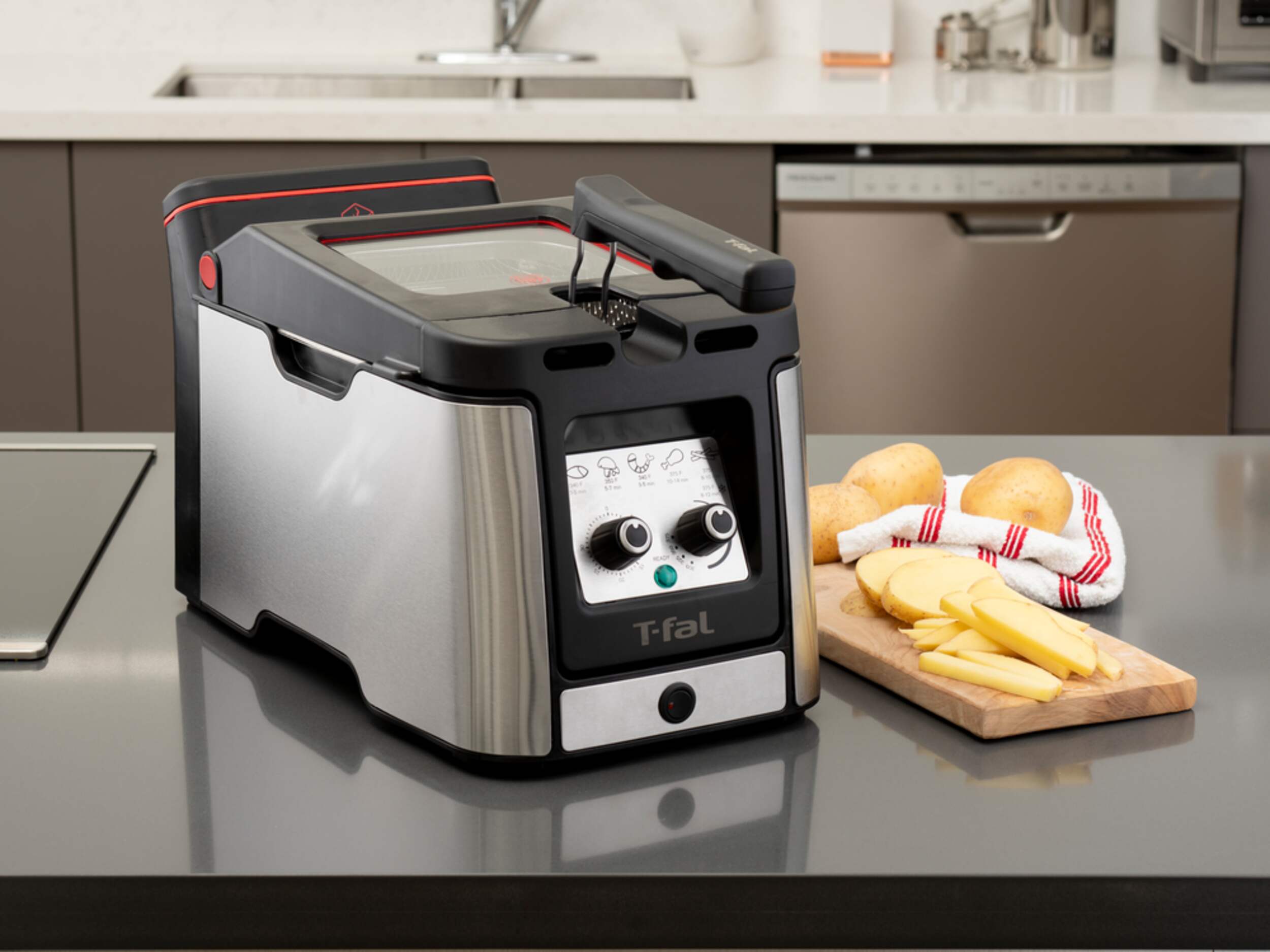 Tfal Odorless Deep Fryer, Stainless Steel, 3.5L Canadian Tire