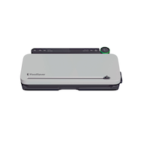 FoodSaver Vacuum Sealer & Food Preservation System, w/ Zipper Bags & Seal Rolls, Satin Front_Elevated