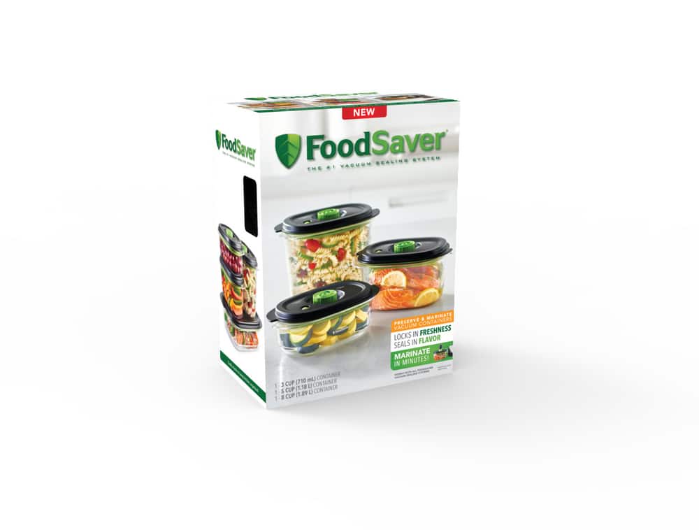 FoodSaver Preserve & Marinate Vacuum Container, 10 Cup, Clear 