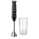 Braun MultiQuick 5 Vario 21 Speed Corded Hand Blender w/ Blending Jar, Black Front_Elevated