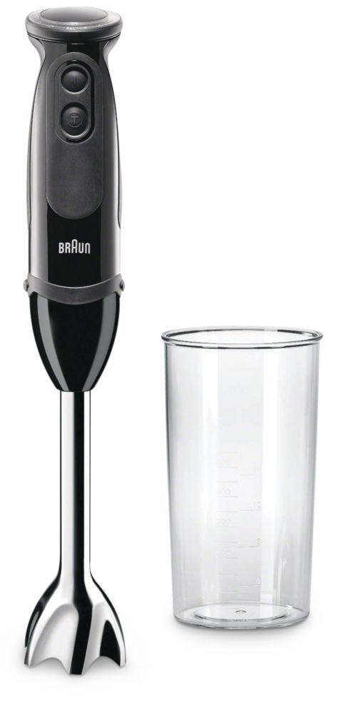 Braun MultiQuick 5 Vario 21 Speed Corded Hand Blender w/ Blending Jar,  Black