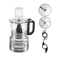 KitchenAid® Food Processor Plus Contour Silver, 7 Cups