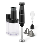 Heritage 3-in-1 Compact Food Processor & Hand Blender, Stainless Steel Composite_or_Mixed
