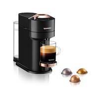 Nespresso Vertuo Next Premium Coffee & Espresso Machine by DeLonghi, Rose Gold/Black Front_Angled_Right