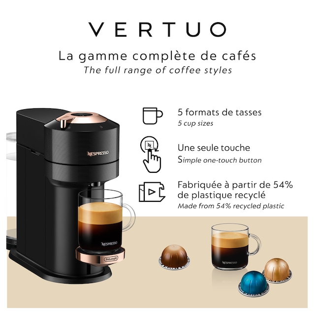 Nespresso Vertuo Next Premium Coffee & Espresso Machine by DeLonghi