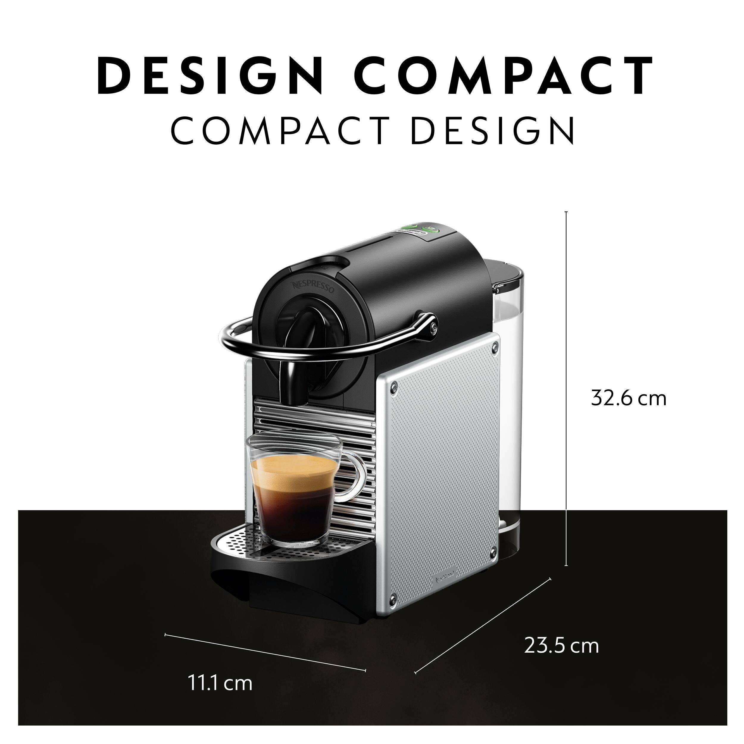 Nespresso Pixie Espresso Machine with Aeroccino Milk Frother