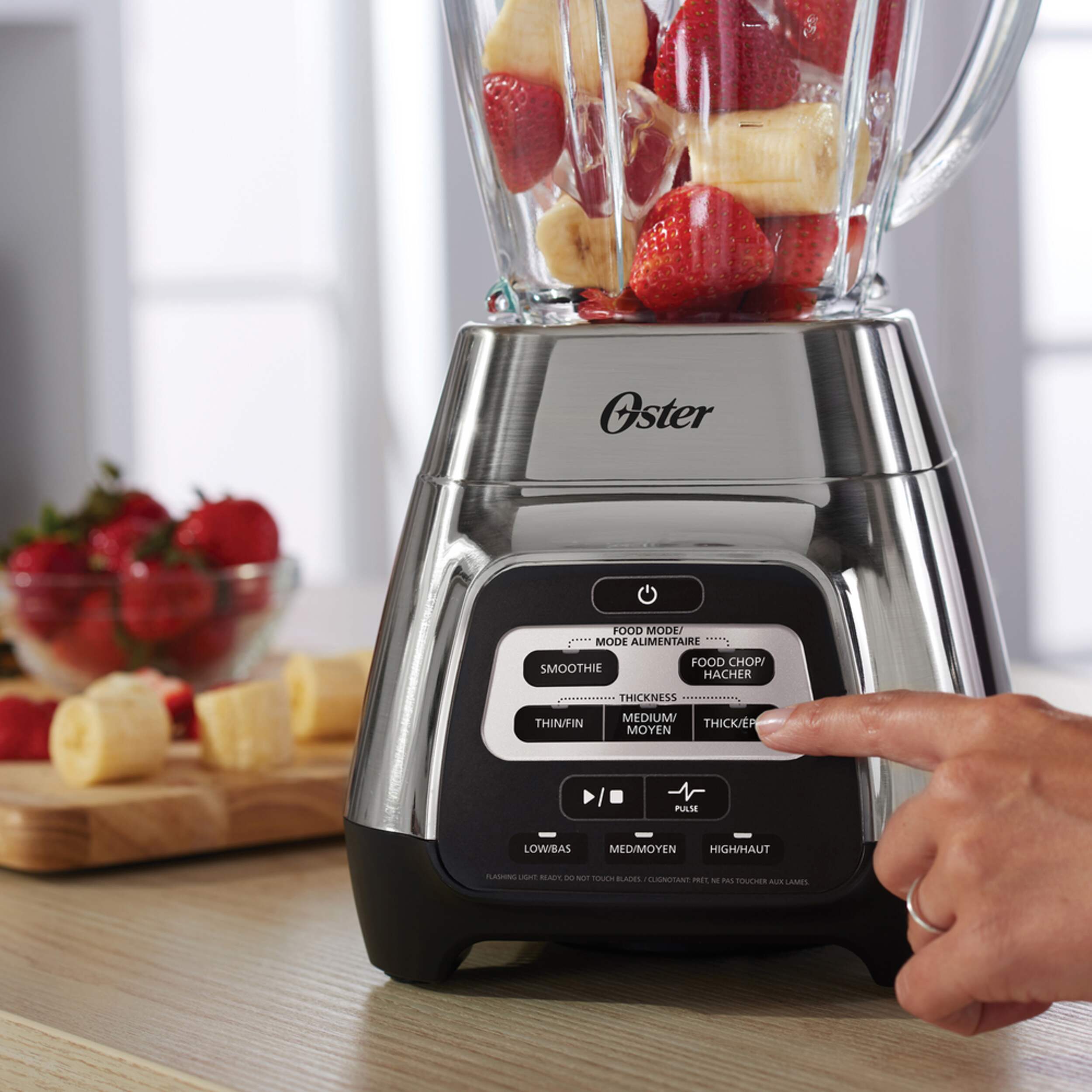 Oster Texture Select Master Series 3Speed Blender, Nickel, 800W