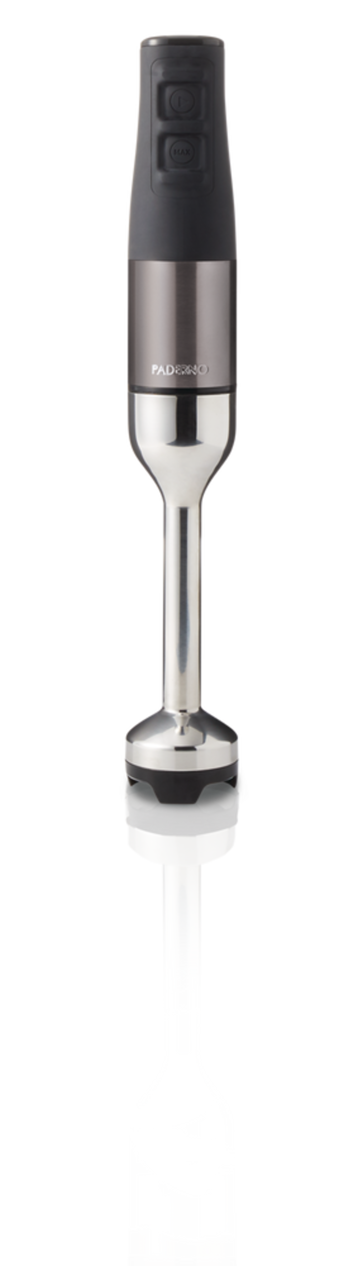 PADERNO 2Speed Corded Hand Blender w/ Vortex Blade, Black Stainless