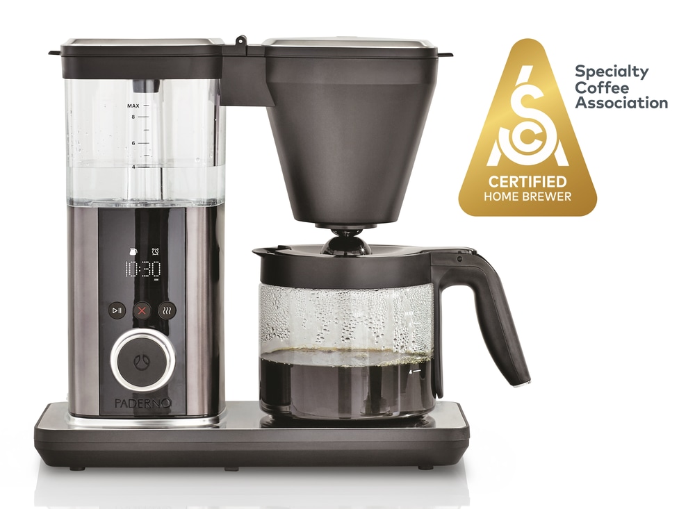 PADERNO Balanced Brew SCA Certified Programmable Coffee Maker w/ Glass