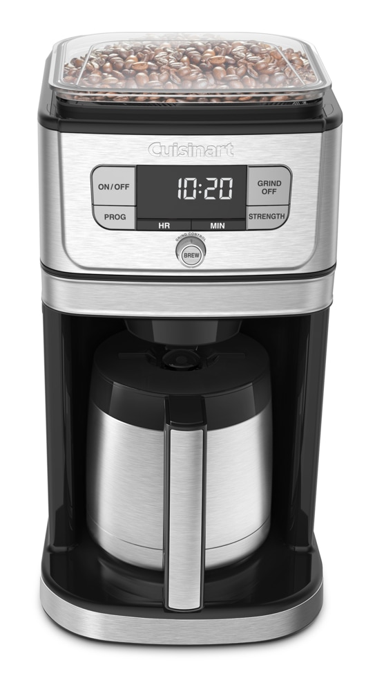 Coffee Maker With Burr Grinder And Thermal Carafe