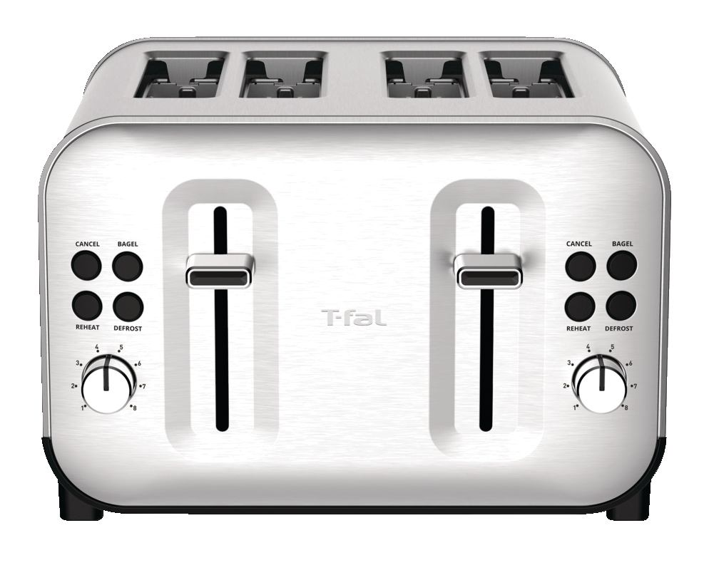 Tfal Element Wide Slots Toaster w/ 6 Settings, Stainless Steel, 4Slices Canadian Tire