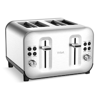 T-fal Element Wide Slots Toaster w/ 6 Settings, Stainless Steel, 4-Slices