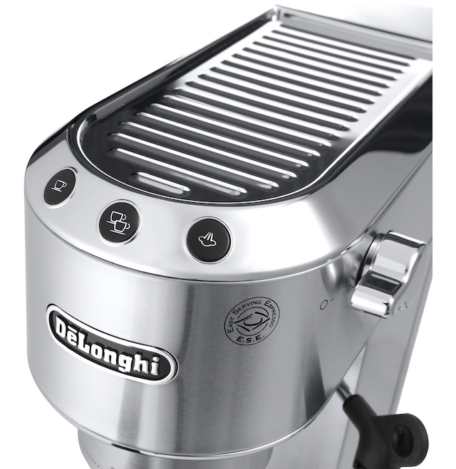 DeLonghi Dedica Espresso & Cappuccino Maker, 15Bar Pump, Stainless