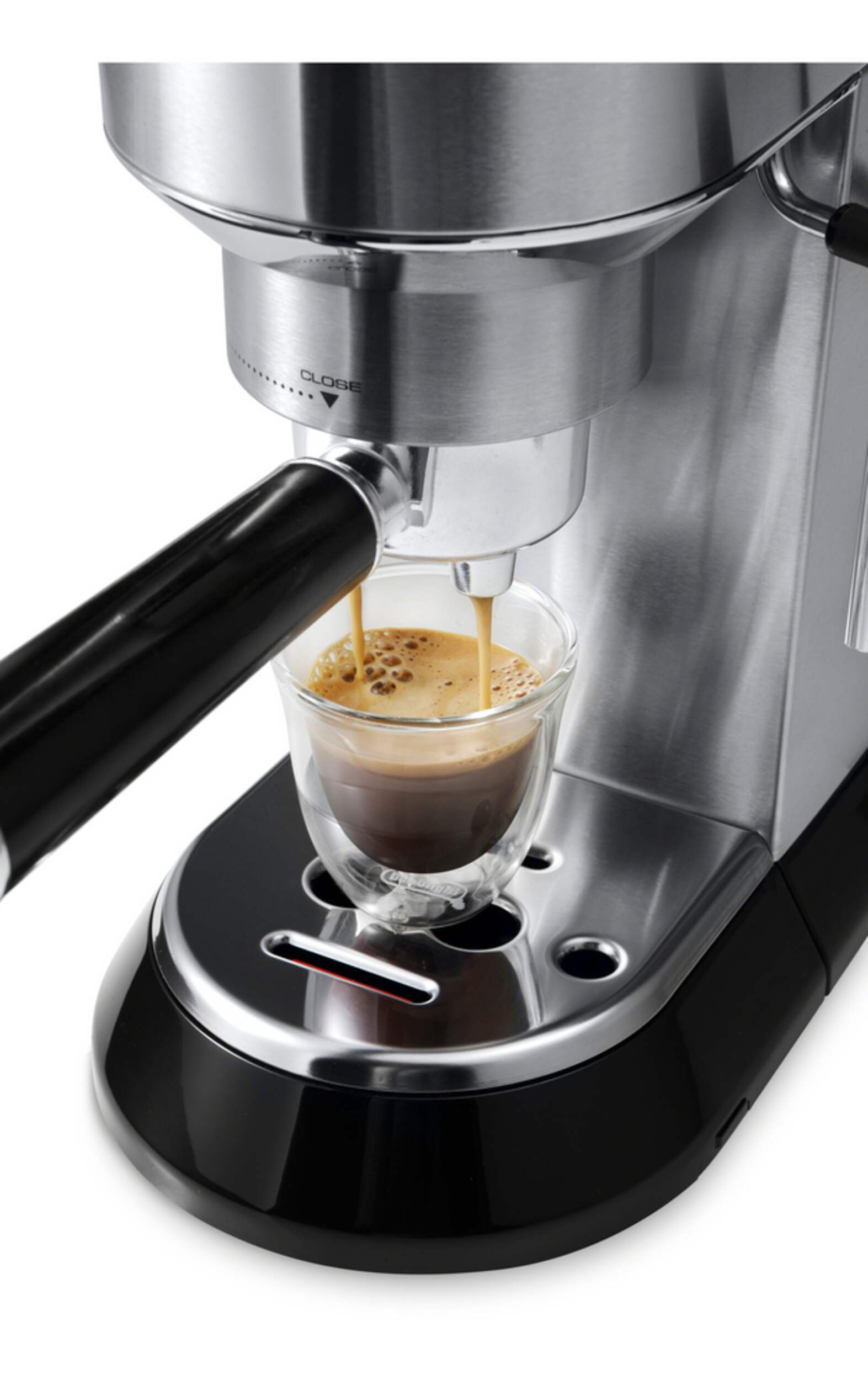 DeLonghi Dedica Espresso & Cappuccino Maker, 15Bar Pump, Stainless