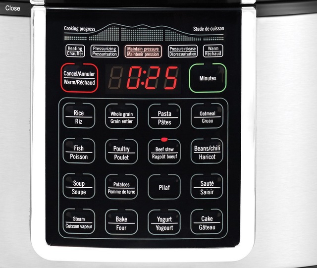 Starfrit Electric Pressure Cooker w/ 16 Preset Functions, Stainless