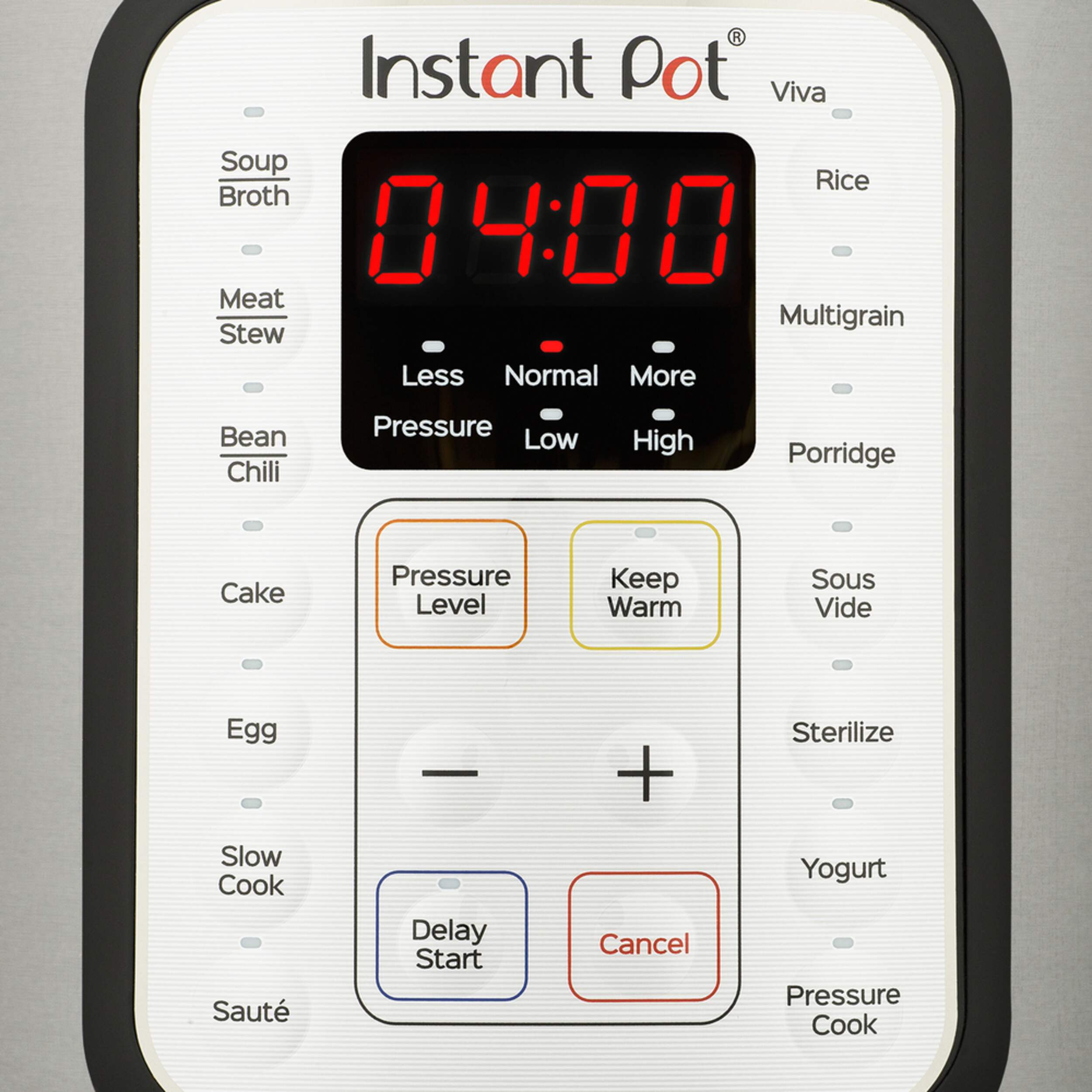 Instant Pot® Viva 9in1 Pressure Cooker/Slow Cooker, Stainless Steel