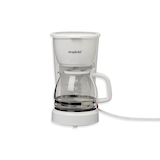 Simplicite Coffee Maker, White, 5 Cups Front_Flat