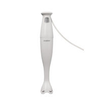 Simplicité One-Button Corded Hand Blender, White Front_Flat