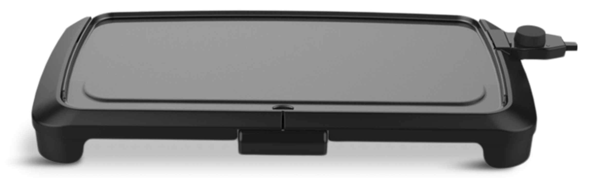 Poêle électrique à dessus plat MASTER Chef avec réchaud, noir, 10 x 20