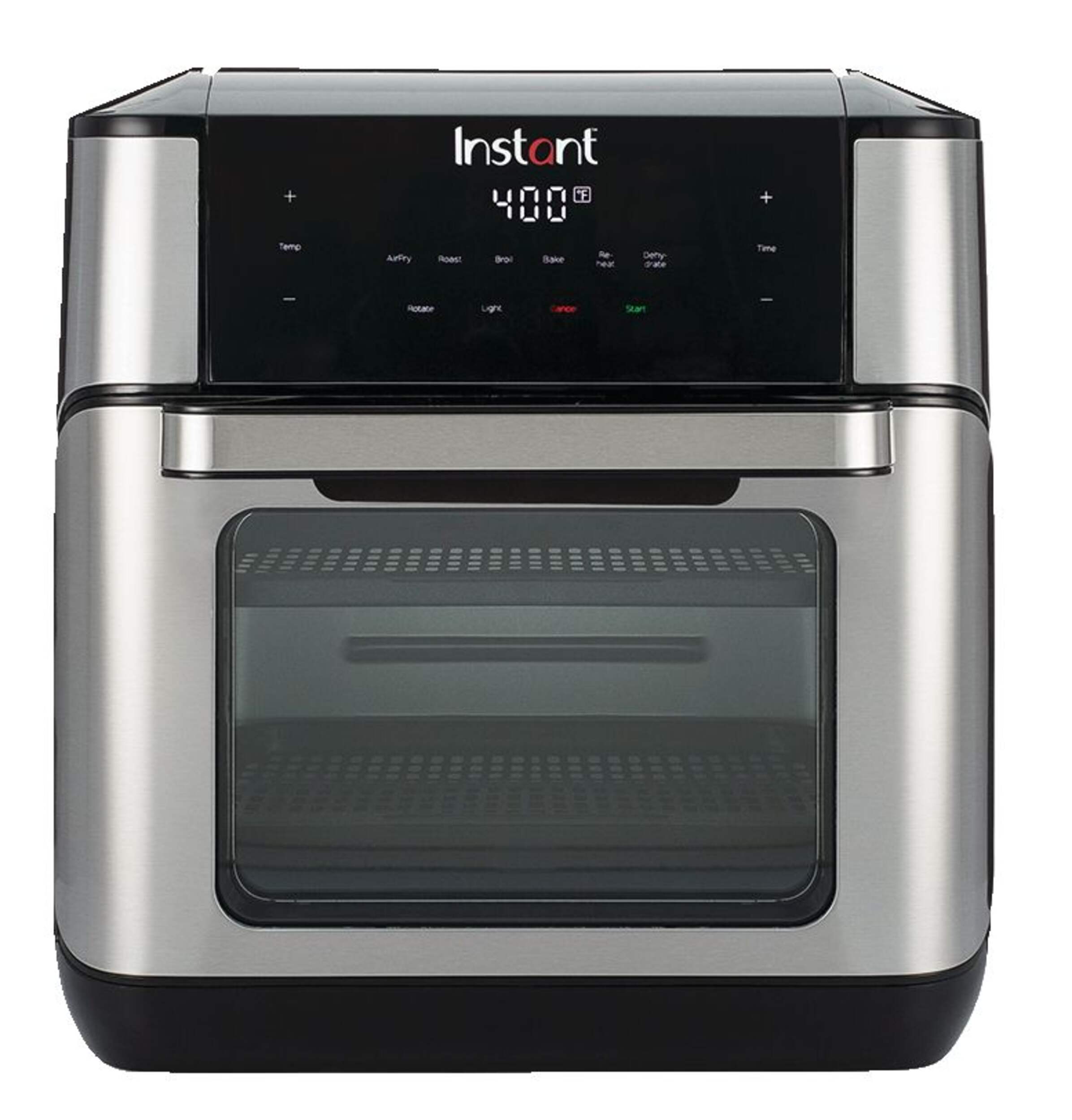 Instant Pot® Vortex Plus 7-in-1 Compact Convection Air Fryer Oven, Stainless Steel, 10qt Front_Elevated