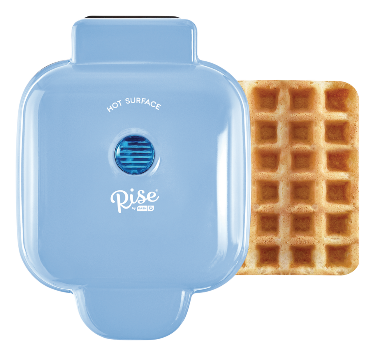 Rise by Dash Blue Mini Waffle Maker