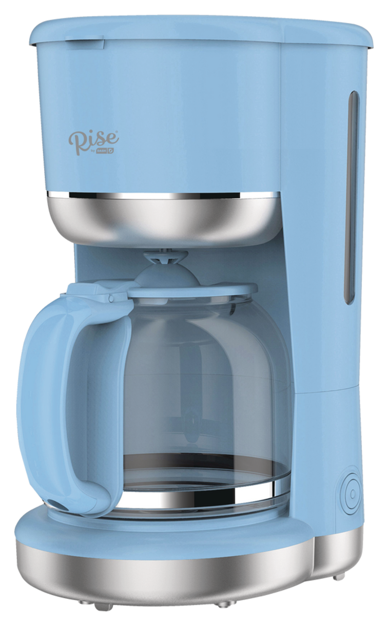 Rise by Dash - RCM100GBSK04 - 10 Cups Blue Coffee Maker