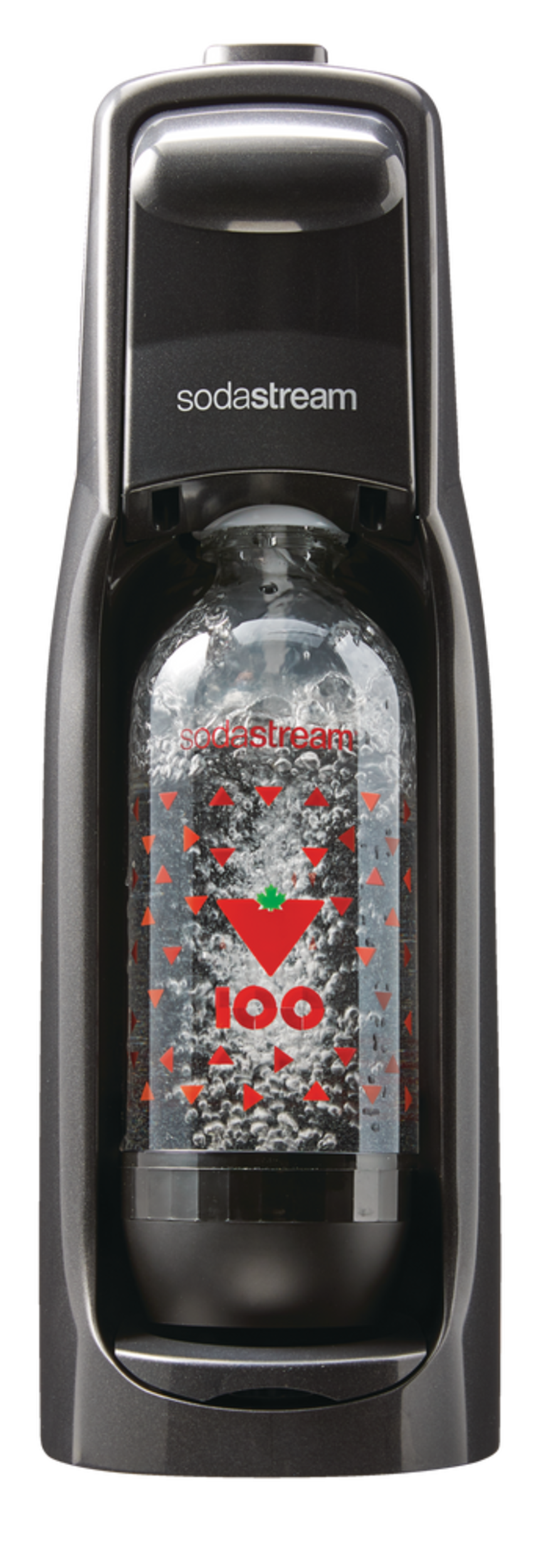 SodaStream Canadian Tire 100th Anniversary Special Edition Jet Sparkling Water Maker, Metallic