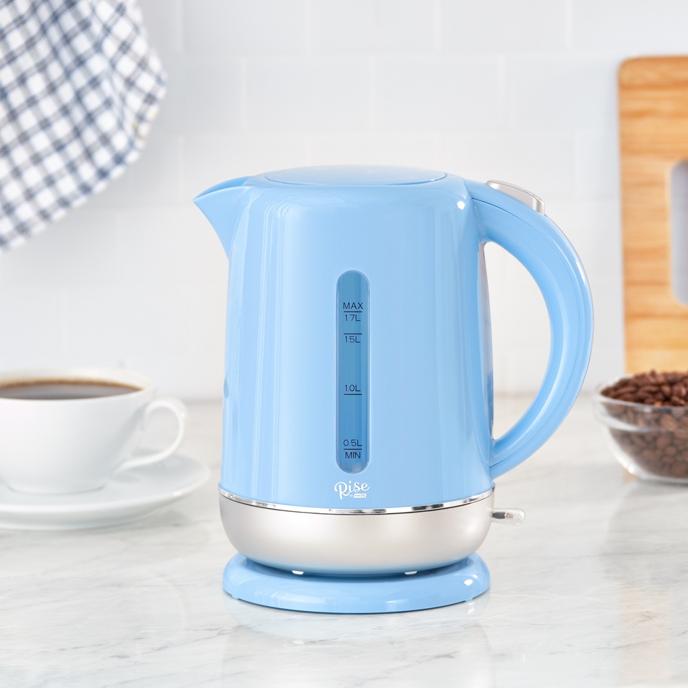 Dash Cordless Electric Kettle w/ LED Indicator Switch, Blue, 1.7L