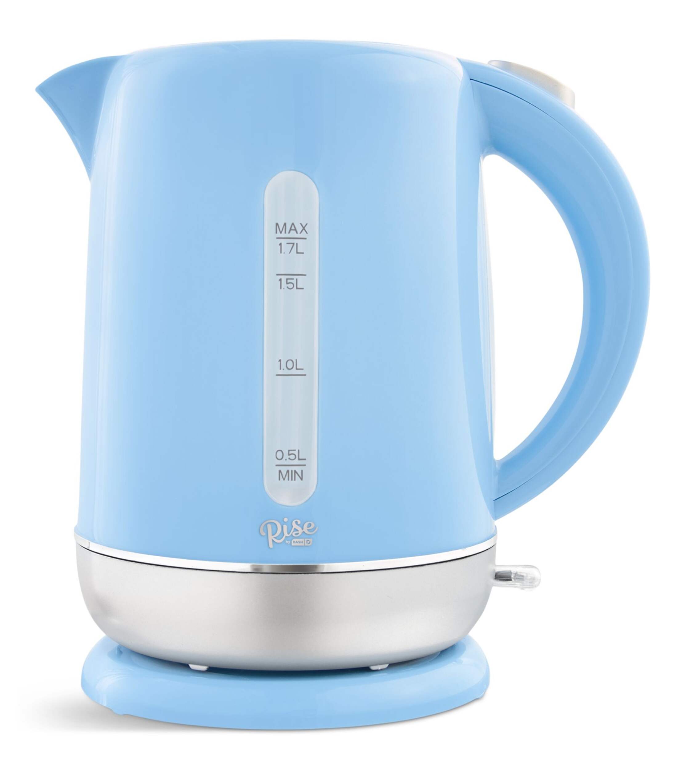 Dash Cordless Electric Kettle w/ LED Indicator Switch, Blue, 1.7-L Side_Left