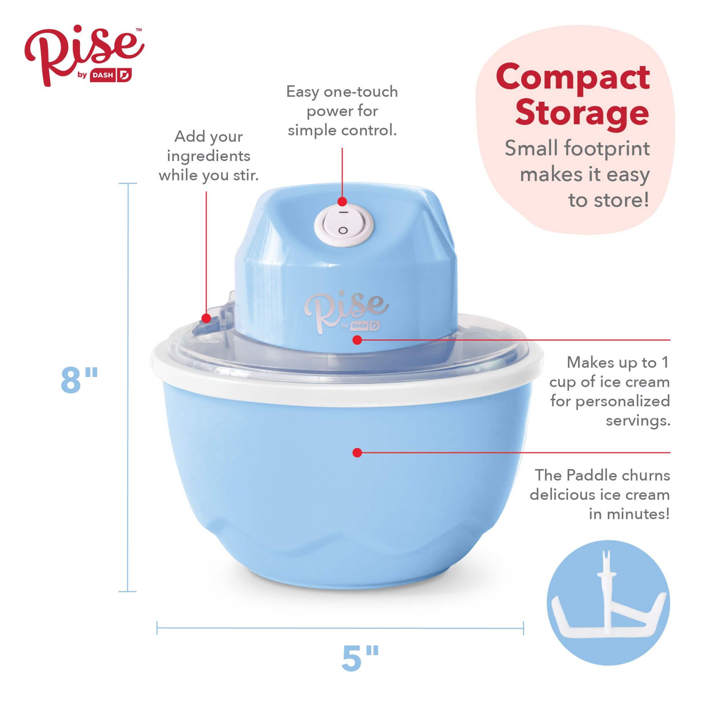 Dash My Pint Ice Cream Maker, 1.6 Cups Canadian Tire