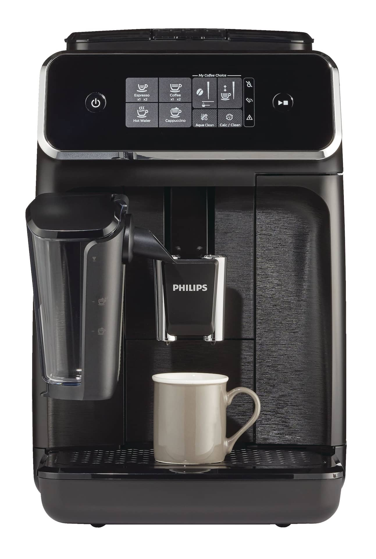 Philips 2200 Series Fully Automatic Espresso Cappuccino Maker w Milk Frother Black